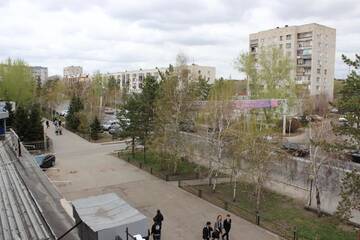 Фото номера Апартаменты с балконом Апартаменты Студия в центре г. Павлодар 20