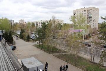 Фото номера Апартаменты с балконом Апартаменты Студия в центре г. Павлодар 36