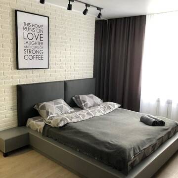 Фото номера Апартаменты с 1 спальней Апартаменты Элитные апартаменты &quot;LOFT&quot; г. Павлодар 19