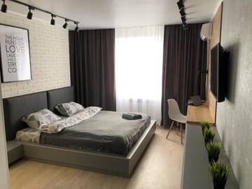 Фото номера Апартаменты с 1 спальней Апартаменты Элитные апартаменты &quot;LOFT&quot; г. Павлодар 14