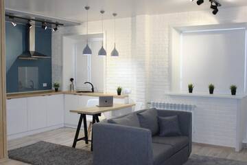 Фото номера Апартаменты с 1 спальней Апартаменты Студия "LOFT" г. Павлодар 21