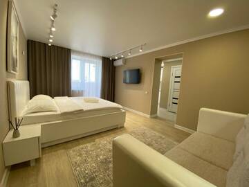 Фото номера Апартаменты с 1 спальней Апартаменты Luxury apartments г. Павлодар 54