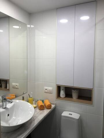Фото номера Апартаменты с 1 спальней Апартаменты Apartment on Kataeva street г. Павлодар 11